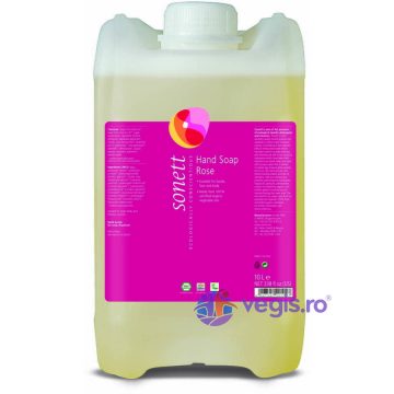 Sapun Lichid si Gel de Dus cu Trandafiri Bio 10L