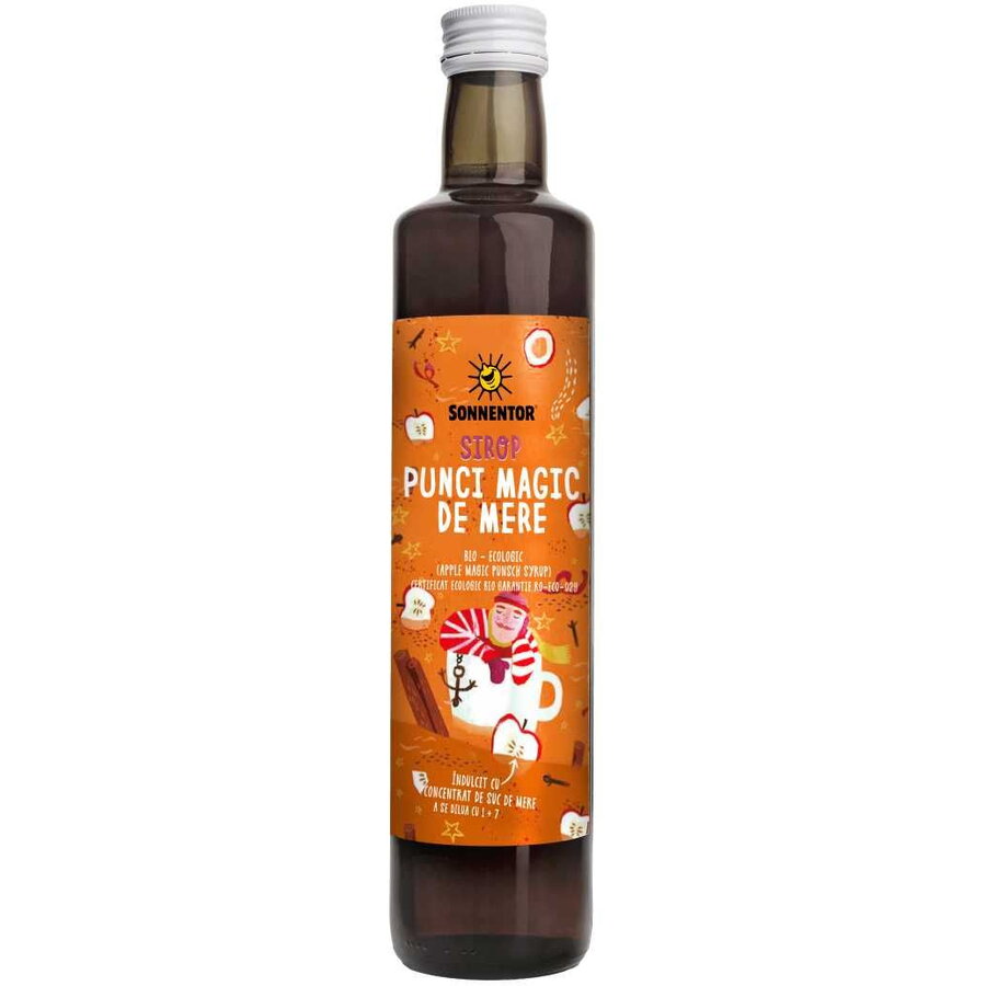 Sirop Punci Magic de Mere fara Zahar Ecologic/Bio 500ml
