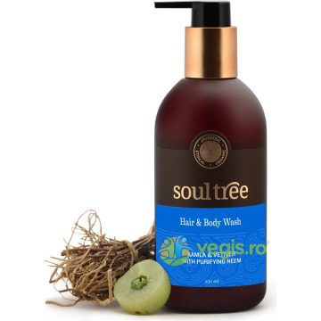 Sampon si Gel de Dus cu Amla, Vetiver si Neem 250ml