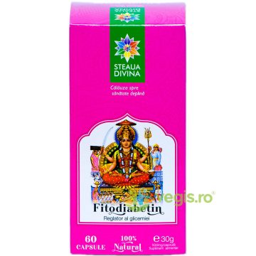 Fitodiabetin Reglator al Glicemiei  60cps