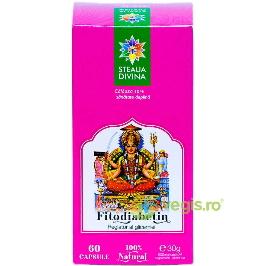 Fitodiabetin Reglator al Glicemiei 60cps