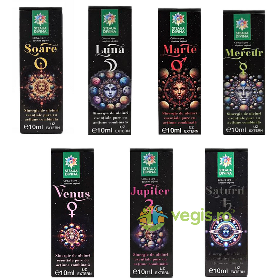 Pachet 7 Uleiuri Esentiale (Sinergii Planetare)