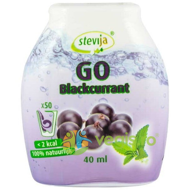 Indulcitor pe Baza de Stevie cu Aroma de Coacaze Negre 40ml