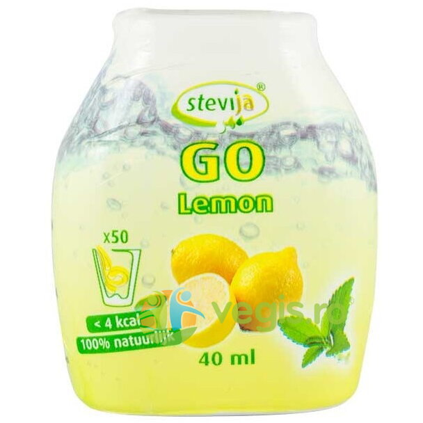 Indulcitor pe Baza de Stevie cu Aroma de Lamaie 40ml