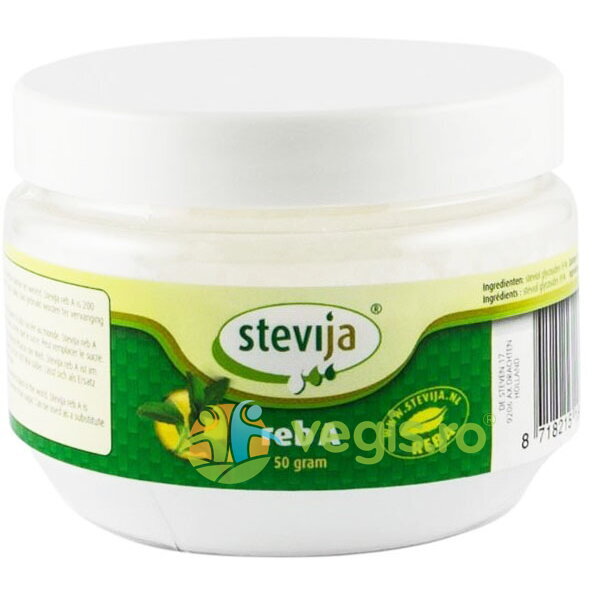 Stevija Reb A Indulcitor Pudra din Stevie foarte Concentrat 50g