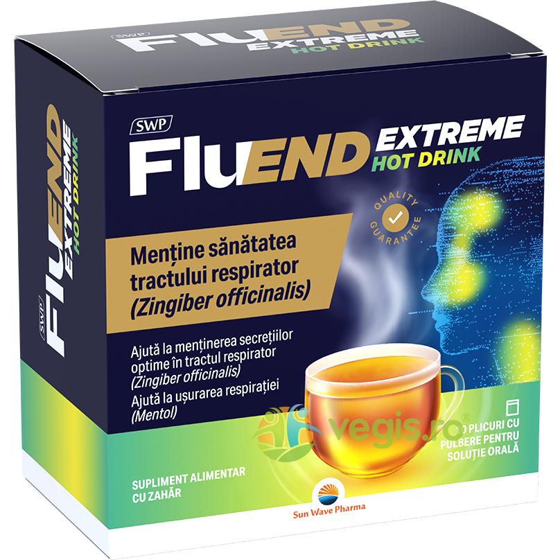 Fluend Extreme Hot Drink 10 plicuri
