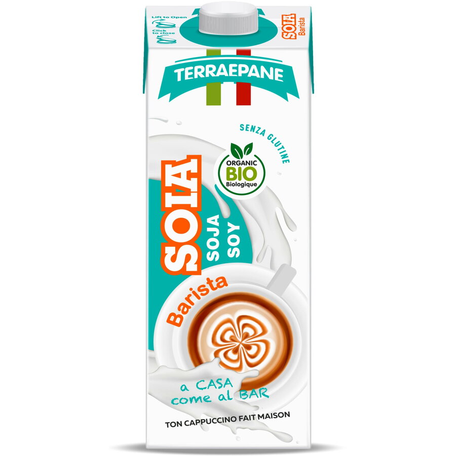 Bautura Vegetala Barista din Soia fara Gluten Ecologica/Bio 1L