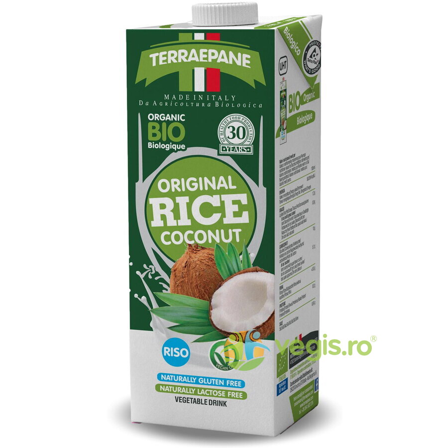 Bautura Vegetala din Cocos si Orez fara Zahar Ecologica/Bio 1L