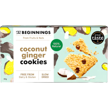 Cookies cu Cocos si Ghimbir Raw fara Gluten 80g