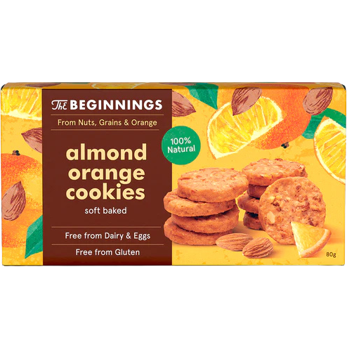 Cookies cu Migdale si Portocale fara Gluten 80g