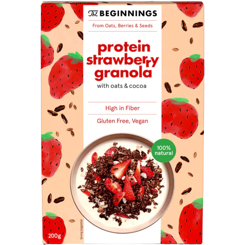 Granola cu Capsuni fara Gluten 200g