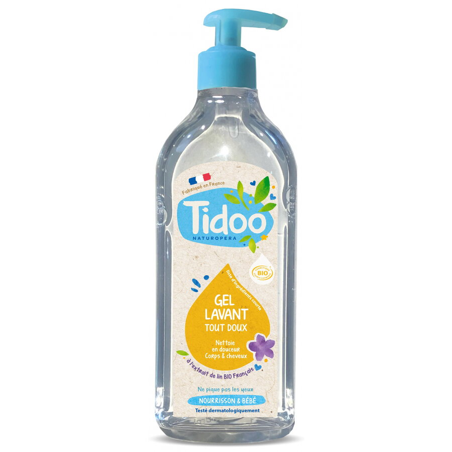 Gel Bio de Curatare 2 in 1 pentru Bebelusi cu Extract de In 495ml