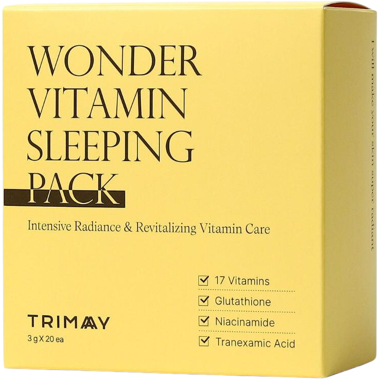 Pachet Masti de Noapte pentru Luminozitate si Revitalizare Wonder Vitamin 3g x 20buc