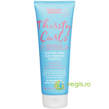 Sampon Hidratant pentru Parul Cret Uscat cu Acid Hialuronic Thirsty Curls 250ml