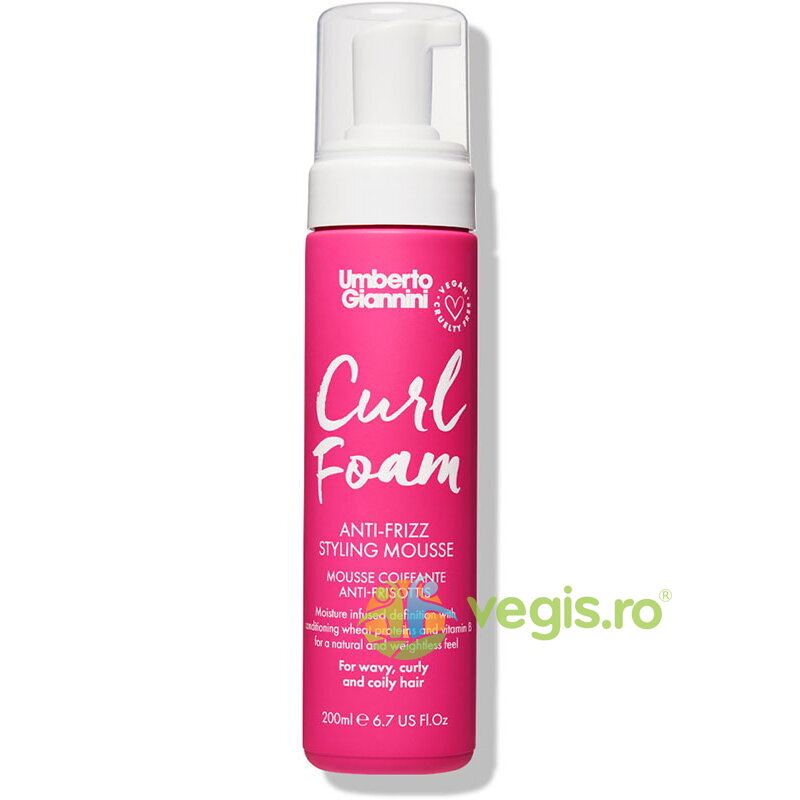 Spuma Modelatoare Anti-Frizz pentru Par Cret Curl Foam 200ml