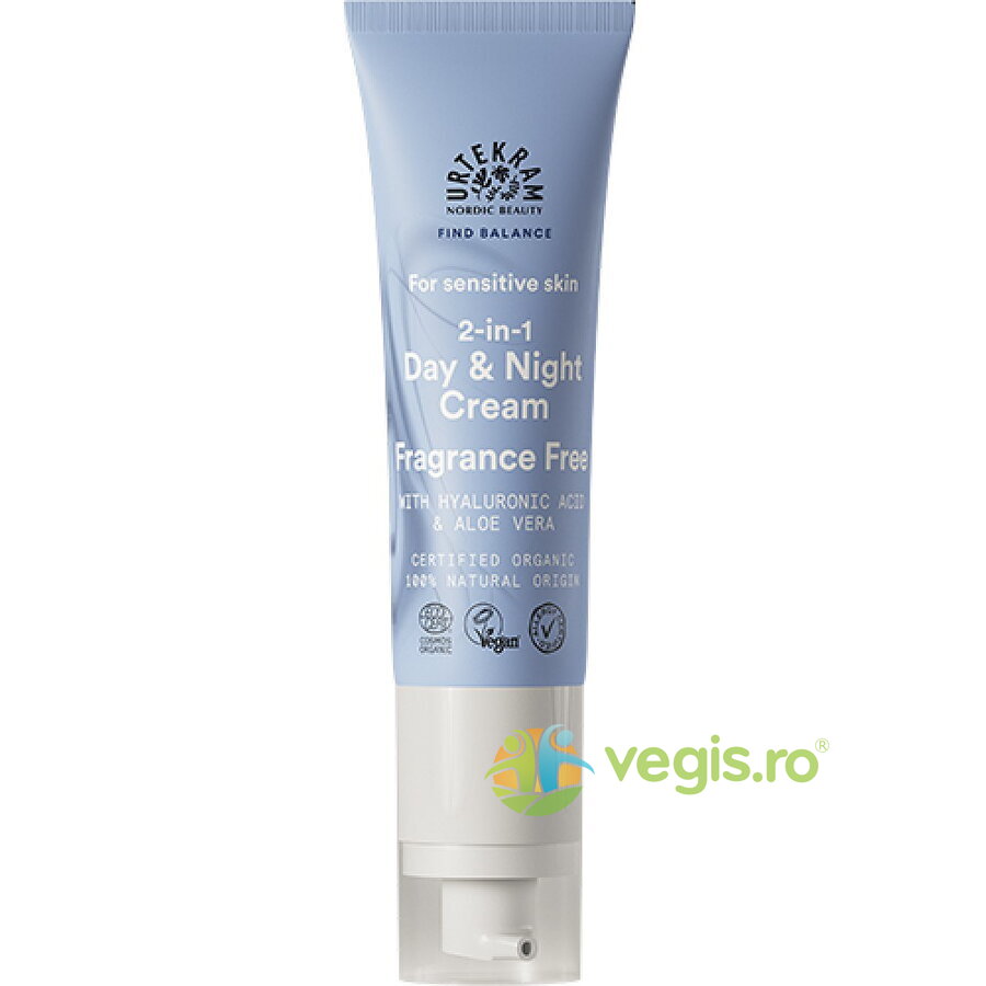 Crema 2 in 1 pentru Zi si Noapte Sensitiv fara Parfum Bio 50ml