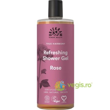 Gel de Dus Revigorant cu Trandafir Bio 500ml