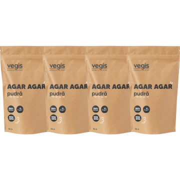 Pachet Agar Agar Pudra 200g (4 x 50g)