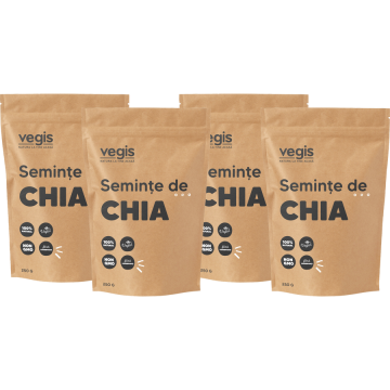 Pachet Seminte de Chia 1kg (4 x 250g)