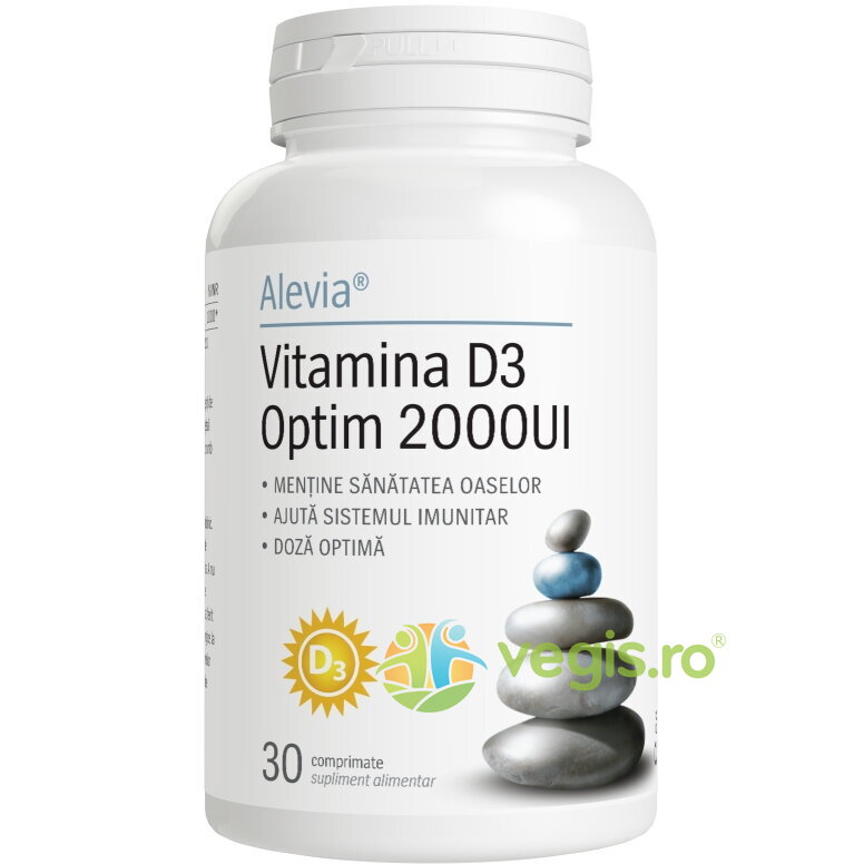 Vitamina D3 Optim 2000UI 30cpr Cadou