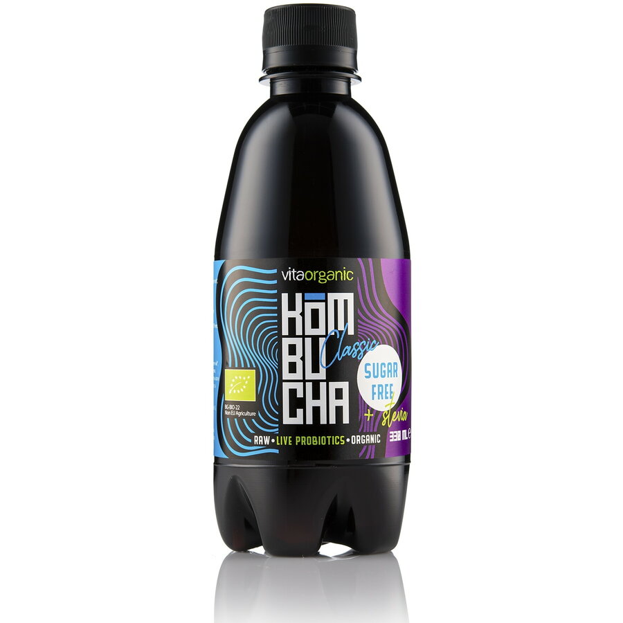 Kombucha Clasica Indulcita cu Stevie Ecologica/Bio 330ml
