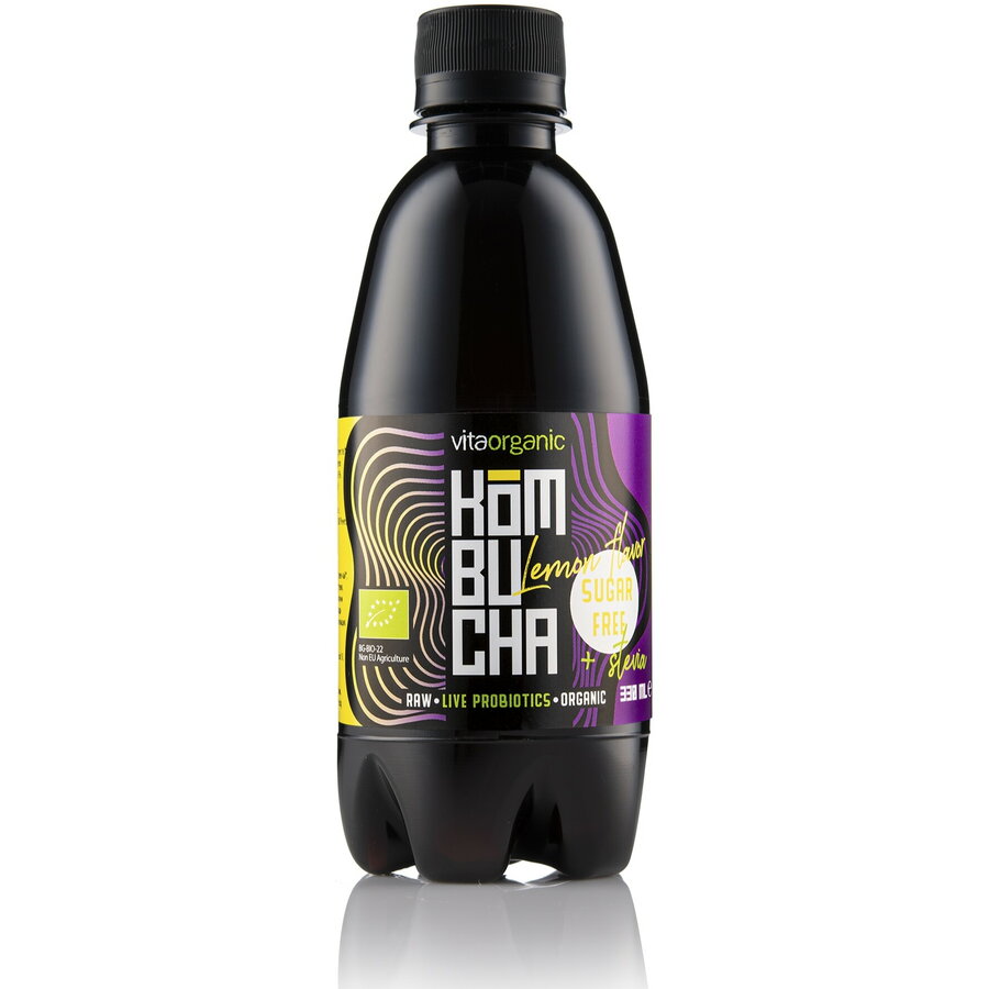 Kombucha cu Lamaie Indulcita cu Stevie Ecologica/Bio 330ml