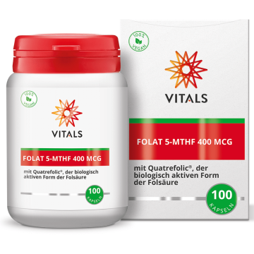 Folate 5-MTHF 400mcg 100cps