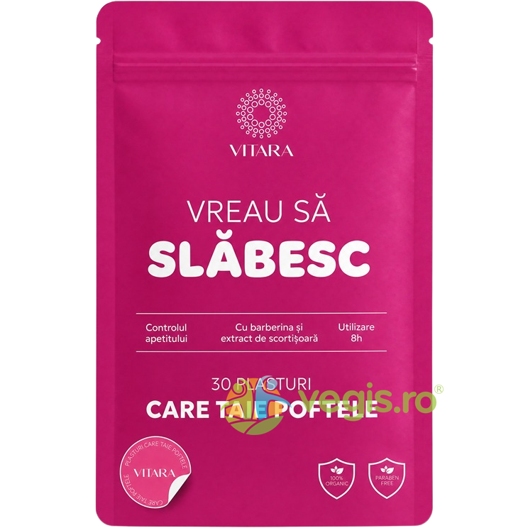 Plasturi cu Barberina si Extract de Scortisoara Vreau sa Slabesc 30buc