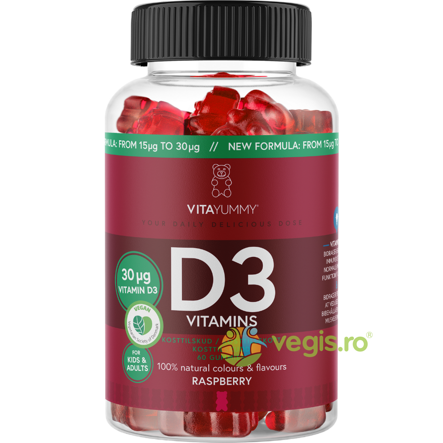 Vitamina D3 Ursuleti Gumati 60 jeleuri