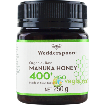 Miere de Manuka MGO 400+ RAW Ecologica/Bio 250g