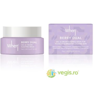 Masca de Noapte, Gel si Crema Dual Berry 50ml