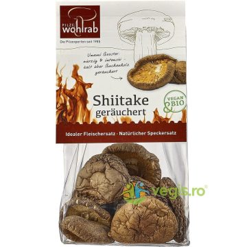 Ciuperci Palarii de Shiitake Afumate Deshidratate Ecologice/Bio 20g