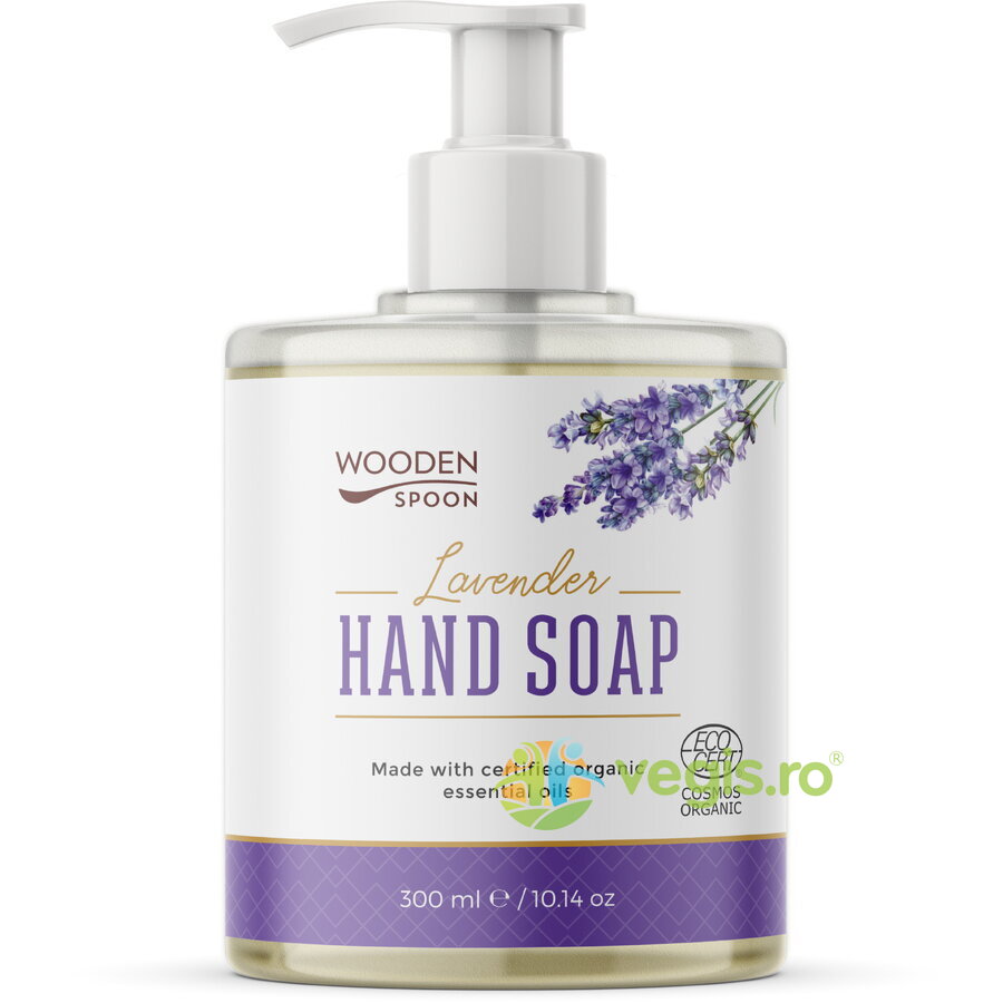 Sapun Lichid pentru Maini cu Lavanda Bio 300ml