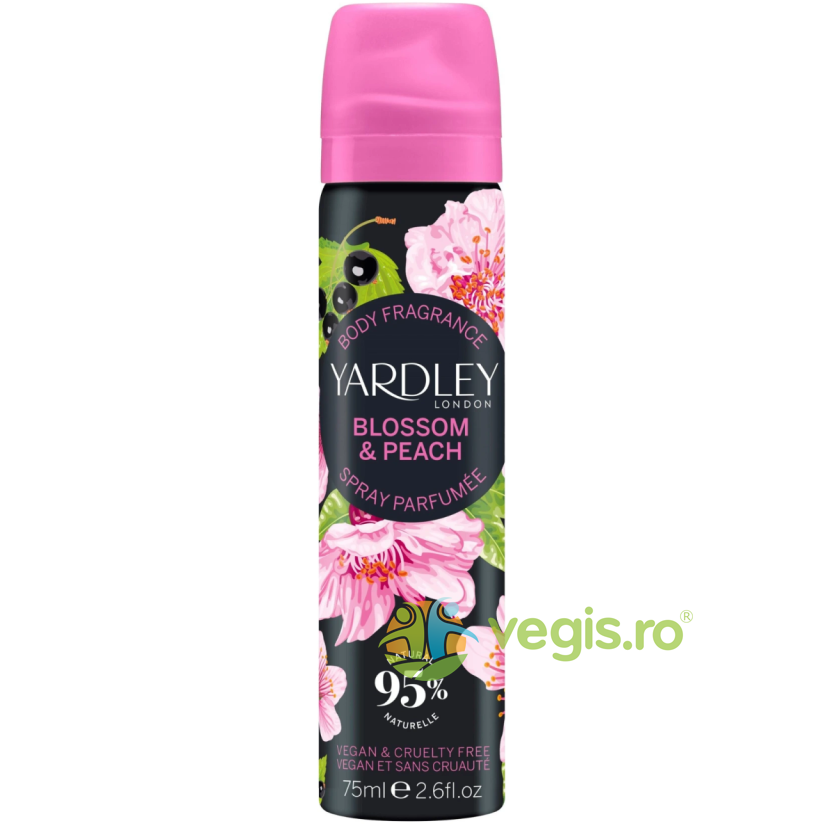 Spray de Corp cu Note de Flori de Cires si Piersica Blossom&Peach 75ml
