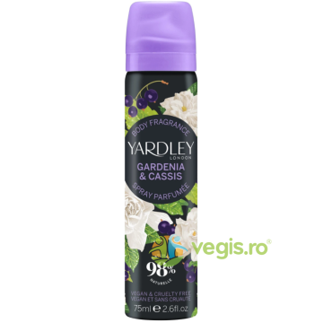Spray de Corp cu Note de Gardenie si Coacaze Negre Gardenia&Cassis 75ml