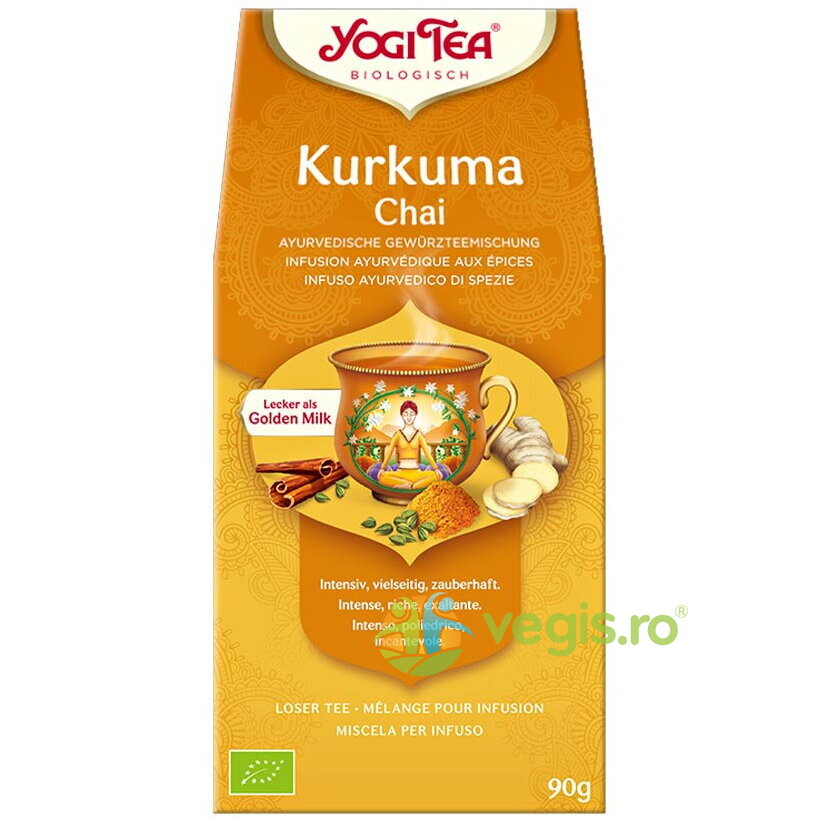 Ceai Curcuma Chai Ecologic/Bio 90g