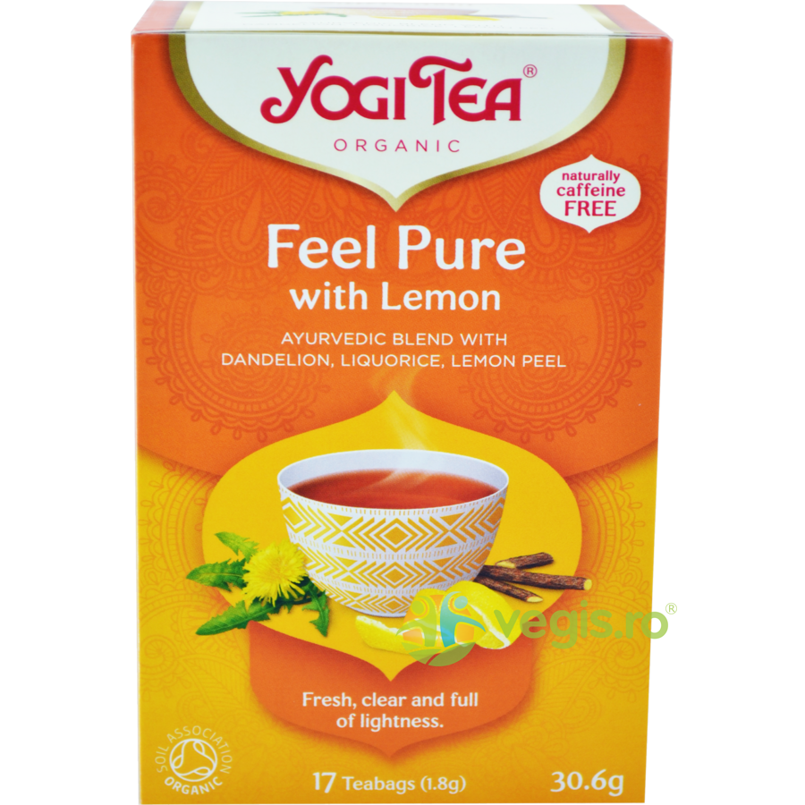 Ceai cu Papadie si Lamaie (Feel Pure) Ecologic/Bio 17dz