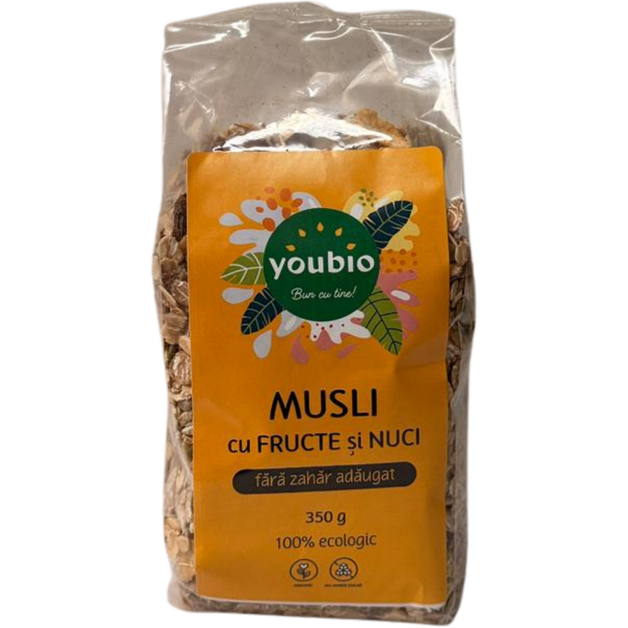 Musli cu Fructe si Nuci fara Zahar Adaugat 350g