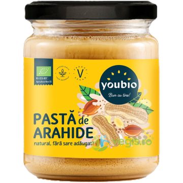 Pasta de Arahide fara Sare Adaugata Ecologica/Bio 500g