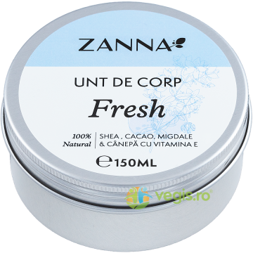 Unt de Corp Fresh cu Ulei de Canepa 150ml