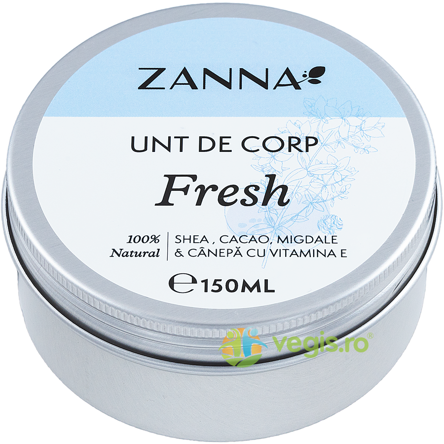Unt de Corp Fresh cu Ulei de Canepa 150ml