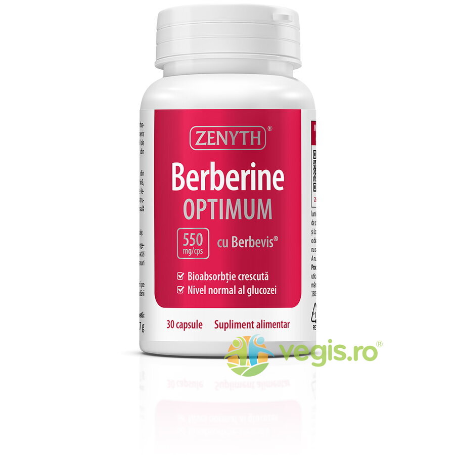 Berberina Optimum cu Berbevis® Extract 550mg 30cps