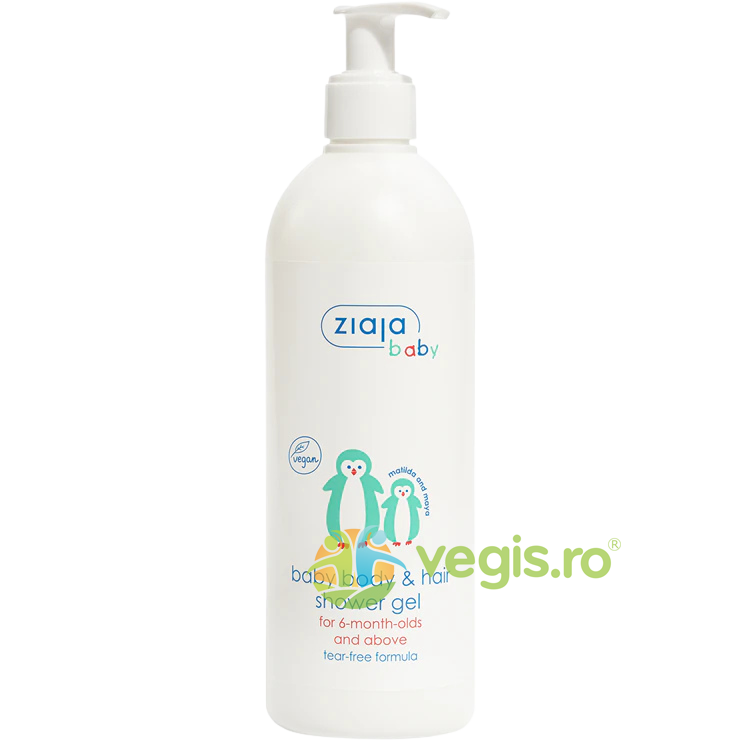 Gel de Dus pentru Par si Corp pentru Bebelusi si Copii 6 Luni+ 400ml