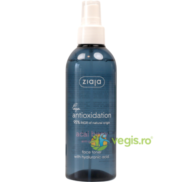 Toner Spray pentru Fata cu Acid Hialuronic Acai Berry 200ml