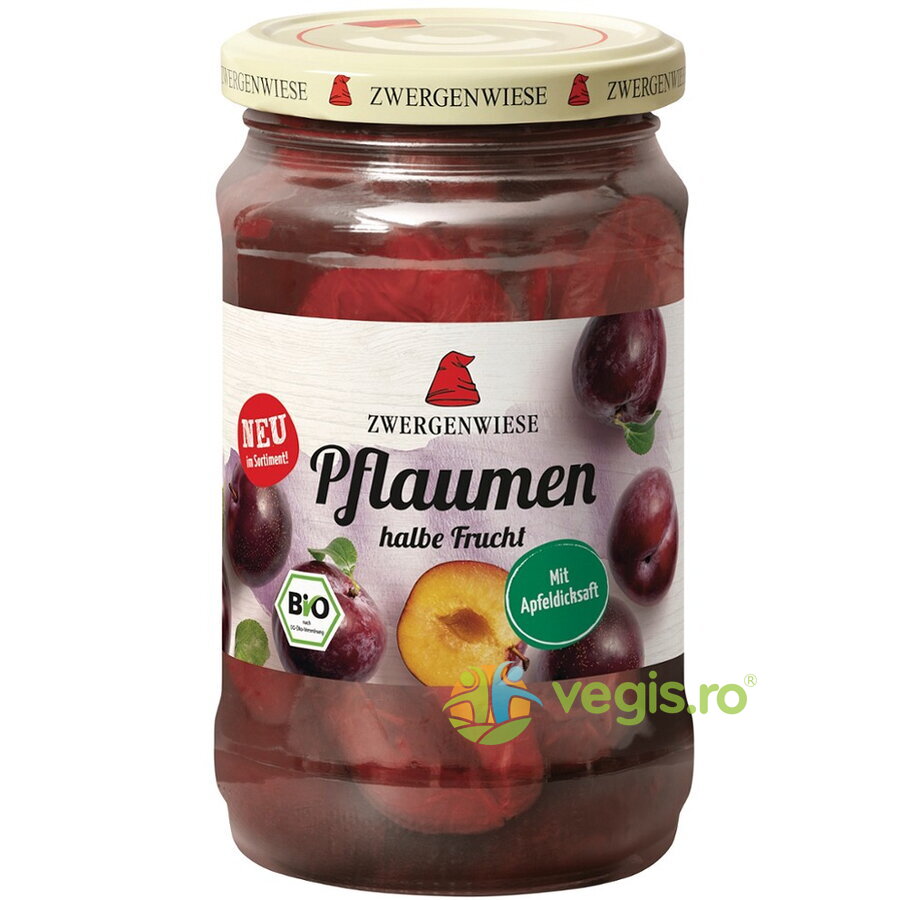 Compot de Prune Jumatati fara Gluten Ecologic/Bio 360g