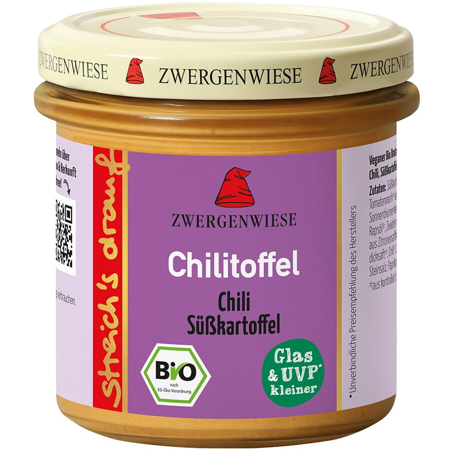 Crema Tartinabila cu Chili si Cartof Dulce fara Gluten Ecologica/Bio 135g
