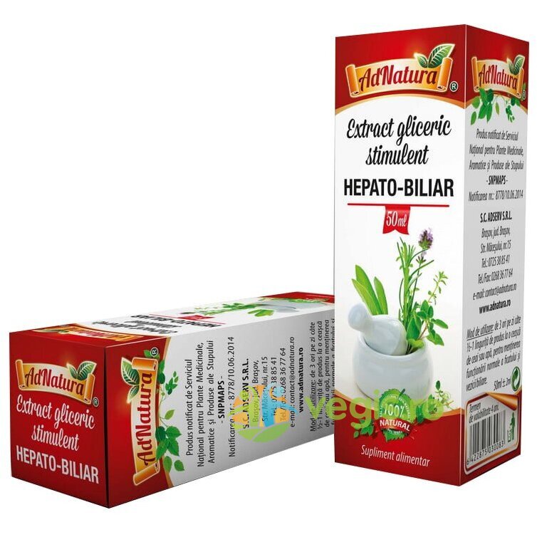 Extract Gliceric Hepato-Biliar 50ml