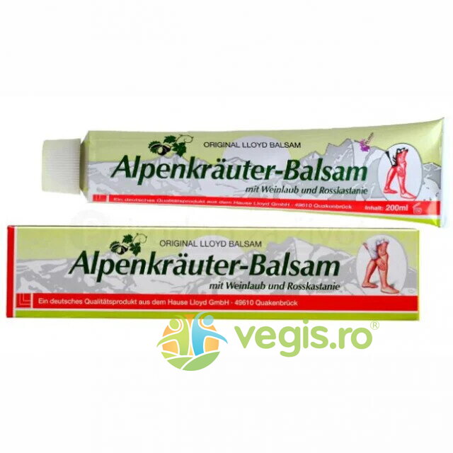 Balsam pentru Varice cu Frunze de Vita si Castan 200ml