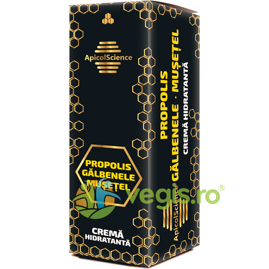 Crema Hidratanta cu Propolis, Galbenele si Musetel 50ml