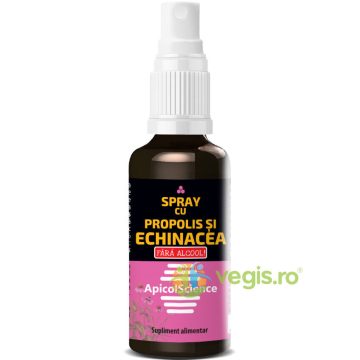 Spray cu Propolis si Echinacea fara Alcool  50ml